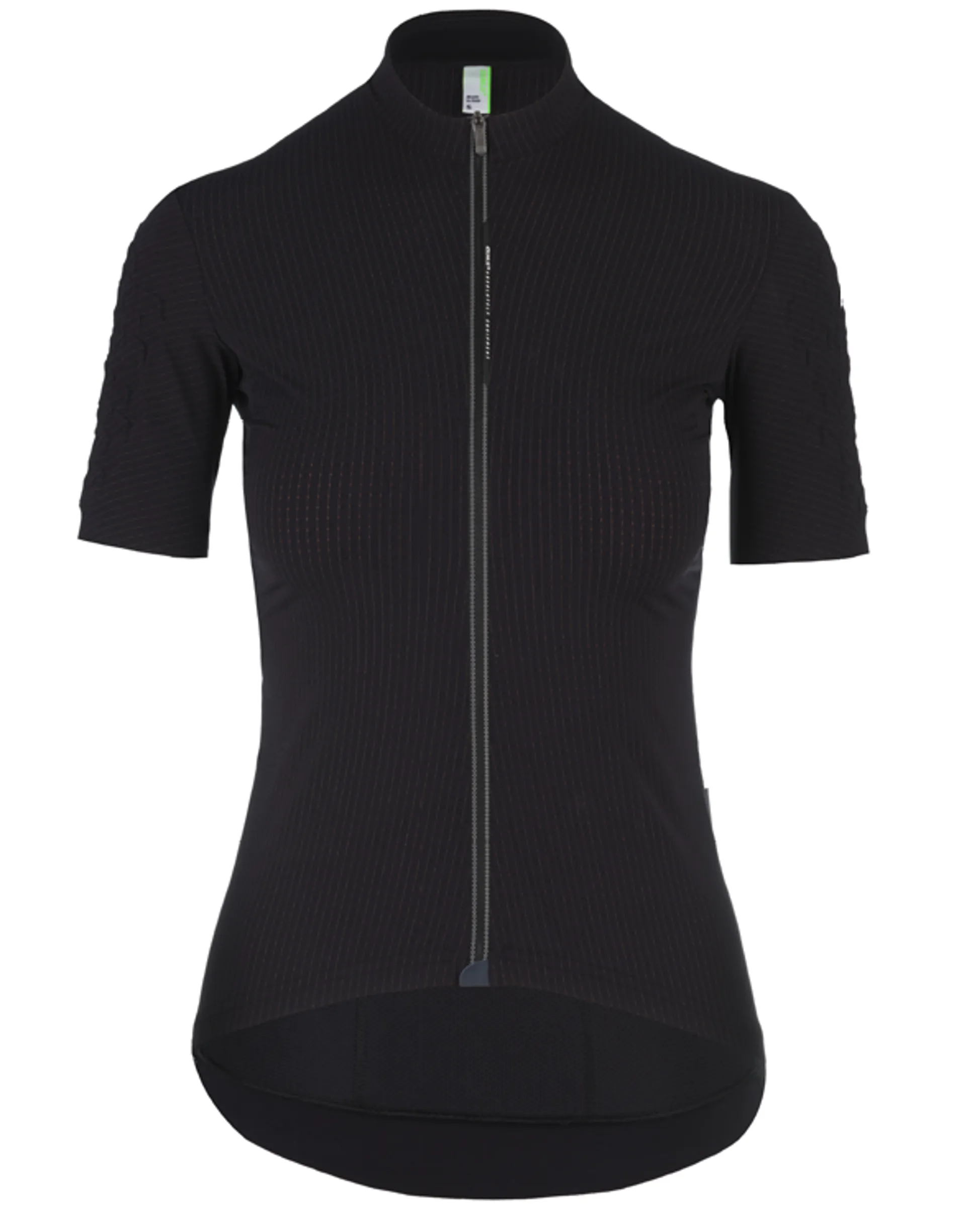 Q36.5 Womens GRID SKIN Short Sleeve Cycling Jersey : BLACK